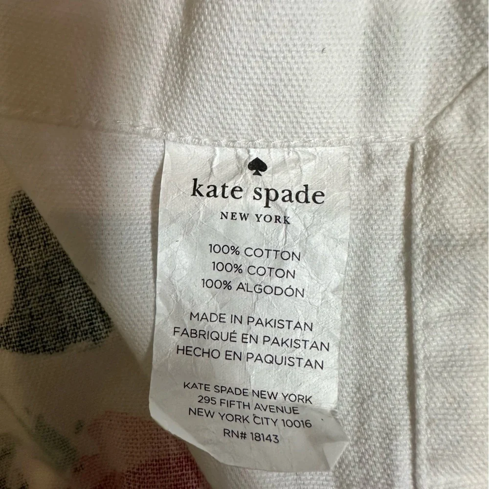 Kate Spade 84 x 60 Cotton Floral Tablecloth